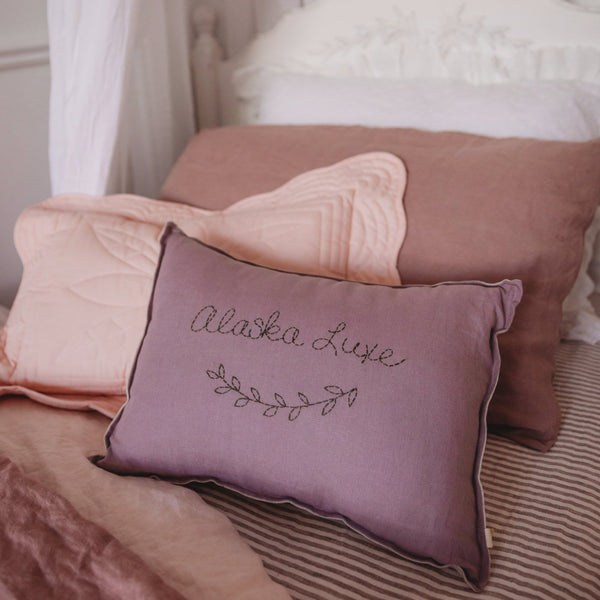 Personalised cushion  -AMETHYST