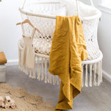 Custom Heirloom Baby Wrap - MUSTARD
