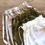 Personalised Linen Santa Sack