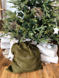 Personalised Linen Santa Sack