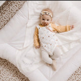 Custom Heirloom Baby Wrap - BUTTERMILK