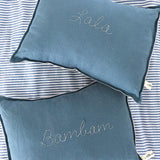 Personalised Cushion -FRENCH BLUE