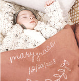 Custom Heirloom Baby Wrap - CLAY