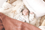 Custom Heirloom Baby Wrap - CLAY