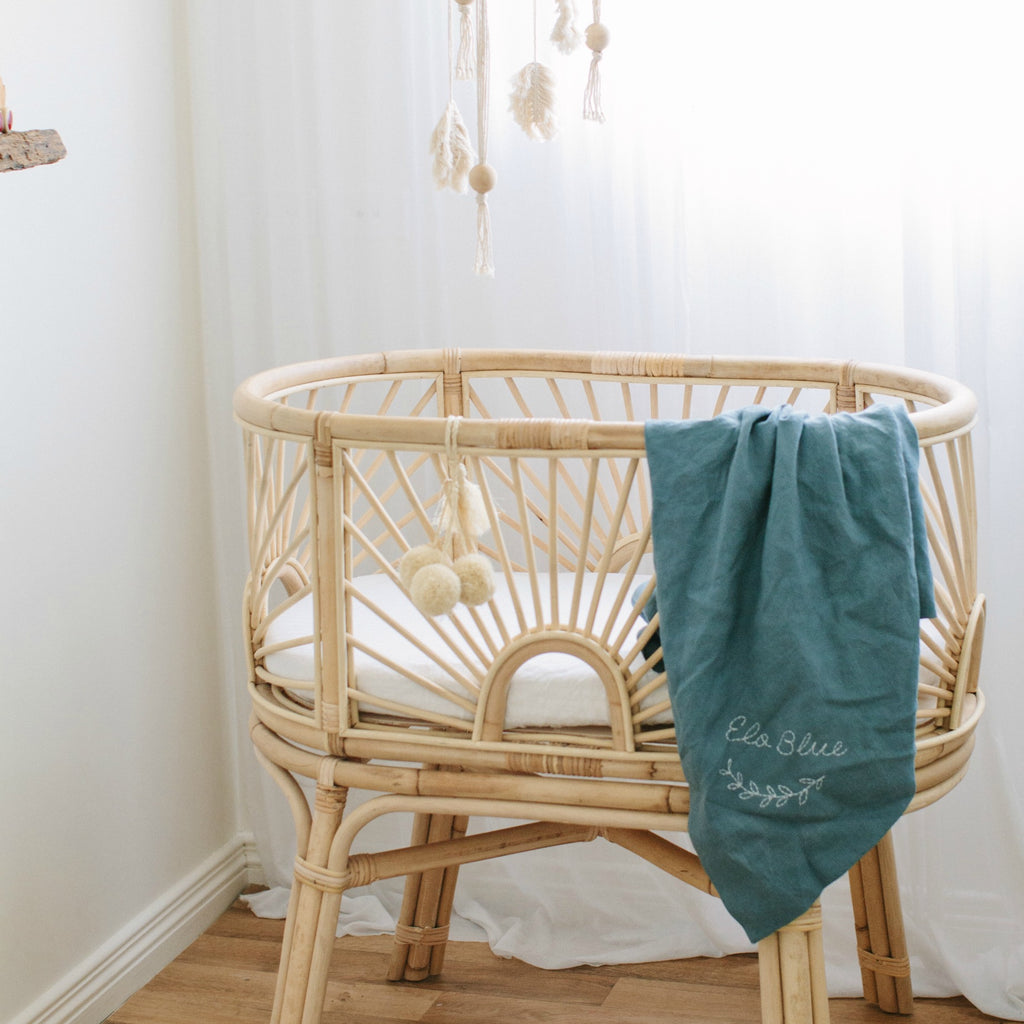 Simple Boho Boys Style Nursery