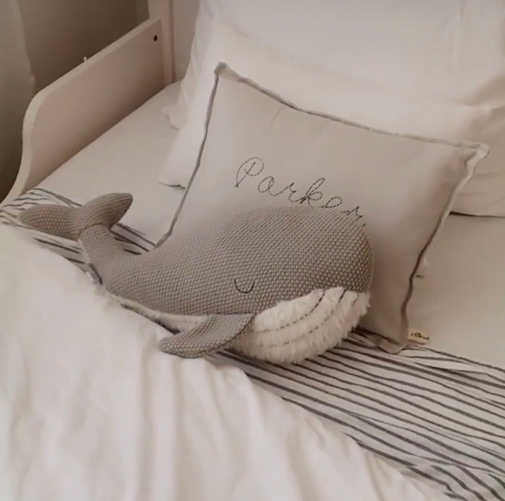 Personalised cushion  - DOVE GREY