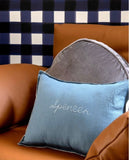 Personalised Cushion -FRENCH BLUE
