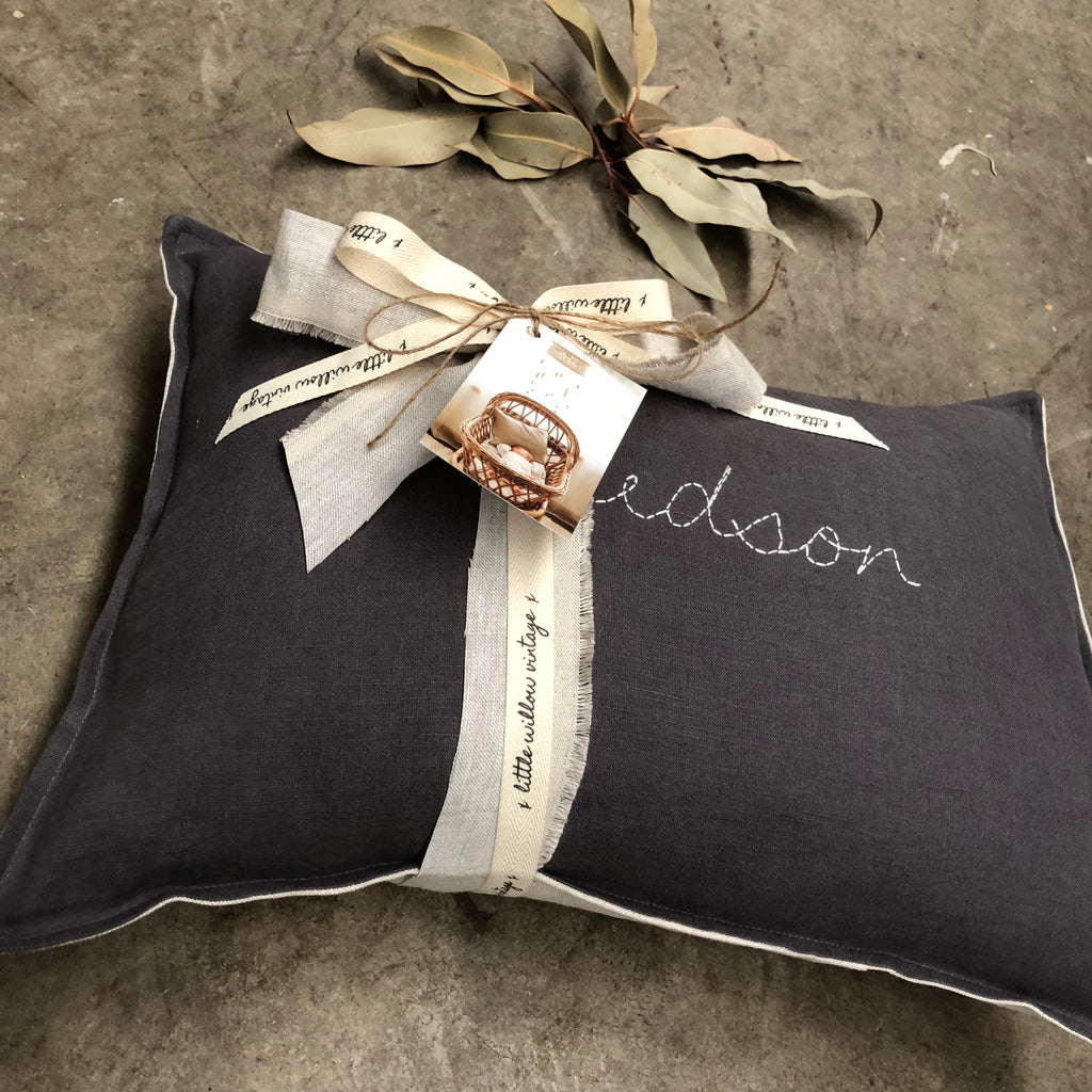 Personalised cushion - BLACK